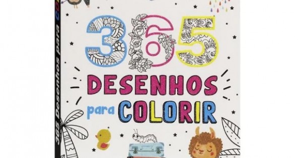 Livro para colorir 365 Desenhos para colorir