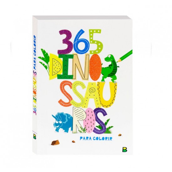Livro para colorir 365 Dinossauro ,Desenhos para Colorir