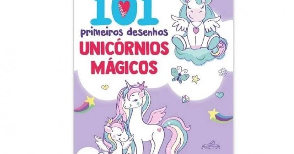 Livro Infantil Colorir 101 Desenhos De Unicornio