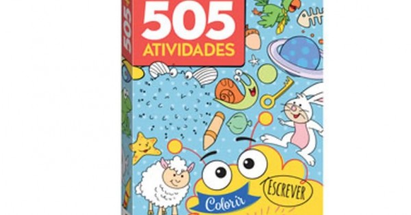 Livro: 505 Atividades para colorir e brincar