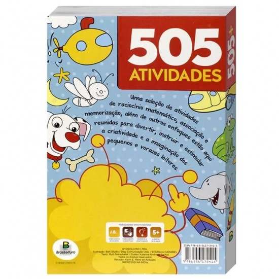 Livro: 505 Atividades para colorir e brincar