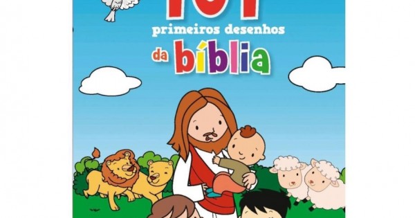 Livro infantil colorir 101 desenhos da biblia