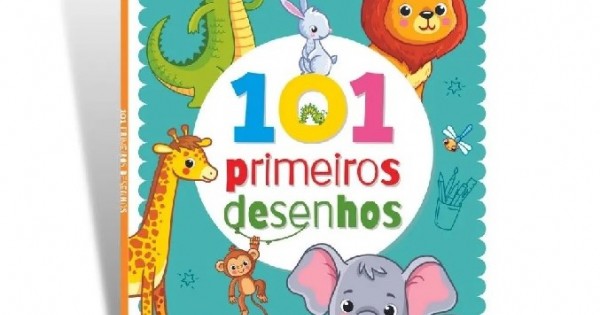 Livro Infantil 101 Primeiros Desenhos Para Colorir Animais Ciranda Cultural