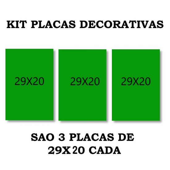 Kit com 3 quadros decorativos estilo Hobbit KIT122