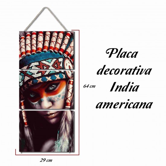 Quadro decorativo índia americana PL118