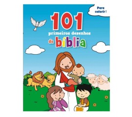 Livro infantil colorir 101 desenhos da biblia 