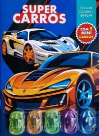 Para Ler, Colorir e Brincar - Super Carros