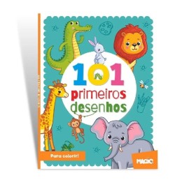 Livro Infantil 101 Primeiros Desenhos Para Colorir Animais Ciranda Cultural 