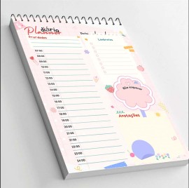 Planner Di�rio sem data com 50 paginas PLAN-02