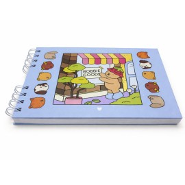 Livro de Colorir Bobbie Goods - Edi��o Especial Premium capa azul brilhante holografica