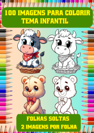 100 Imagens para Colorir Infantil: Animais fofos que Encantam IMG06
