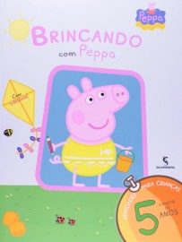 LIVRO DE ATIVIDADES BRINCANDO COM PEPPA PARA CRIAN�AS DE 5 ANOS
