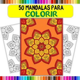 Livro para colorir tema Mandalas