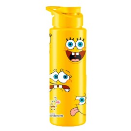 Garrafa Squeeze Bob Esponja 750ml Pr�tico e Estiloso