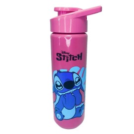 Garrafa Squeeze Stitch Rosa 700ml