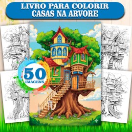 Livro de Colorir Casa na �rvore 2� Edi��o | Antiestresse, Arte e Relaxamento COL-088-02