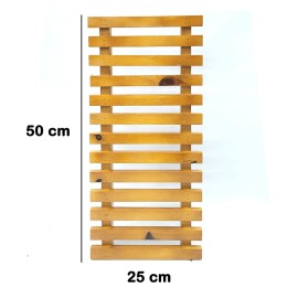 Grade jardim vertical envernizado  (25X50)