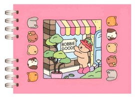 Livro para Colorir  capa dura Cole��o Premium com Capa ROSA�Hologr�fica Brilhante